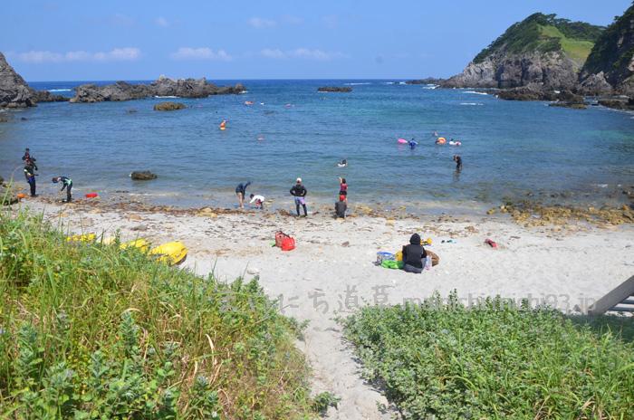 快晴の大浦海岸