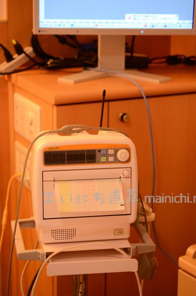 陣痛をモニターする機械 陣痛をモニターする機械