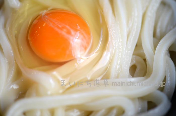 玉子うどんは娘の好物