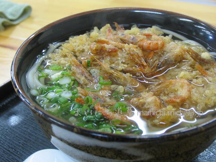 天ぷら(小えび)うどん 480円