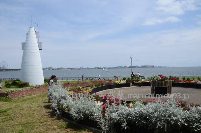 若洲海浜公園 展望台付近